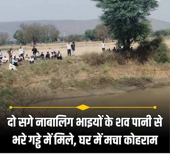 Twin Brothers Found Dead Near a Crop Stack in Rajasthan’s Deeg